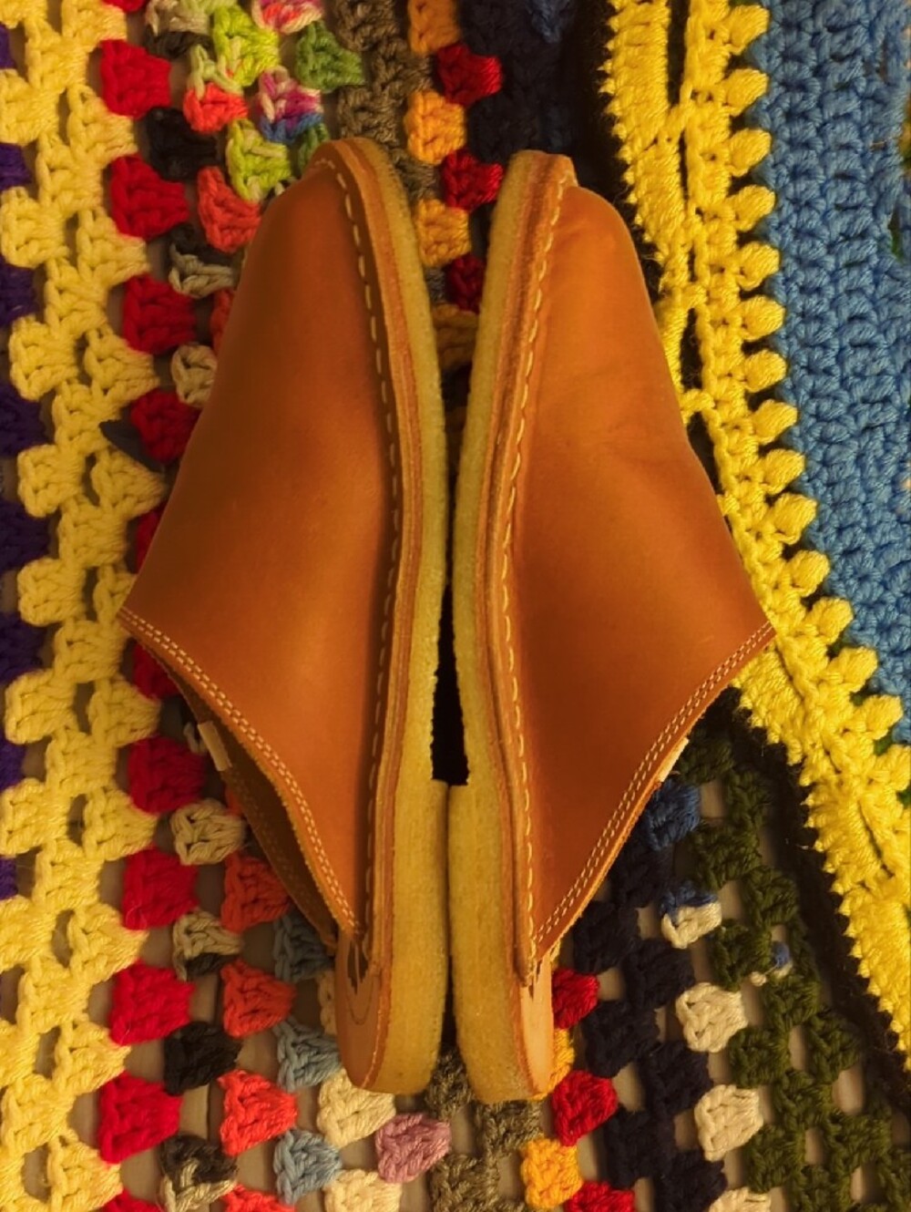 Duckfeet Brown Slip-On Size 39 With Leather Care Kit Duck Feet - Picture 4 of 5